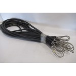 Staalkabel 6 mm RVS met Lussen, lengte 2 meter. Unused.